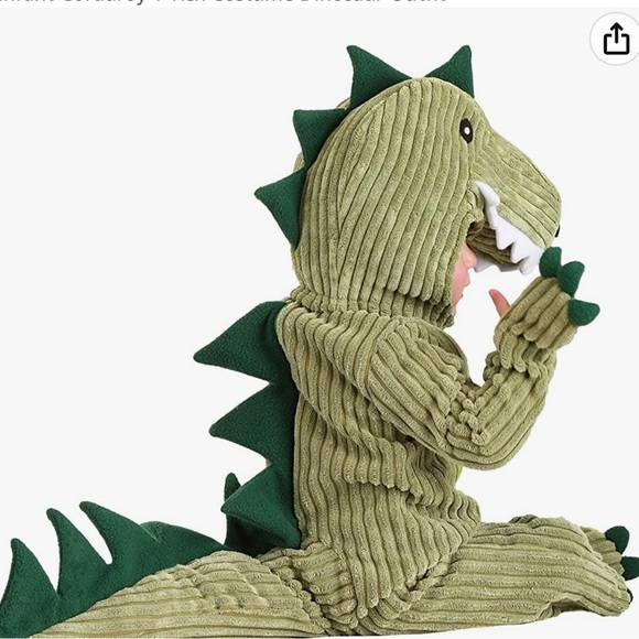CORDUROY DINOSAUR COSTUME 0-6 months - Picture 3 of 3